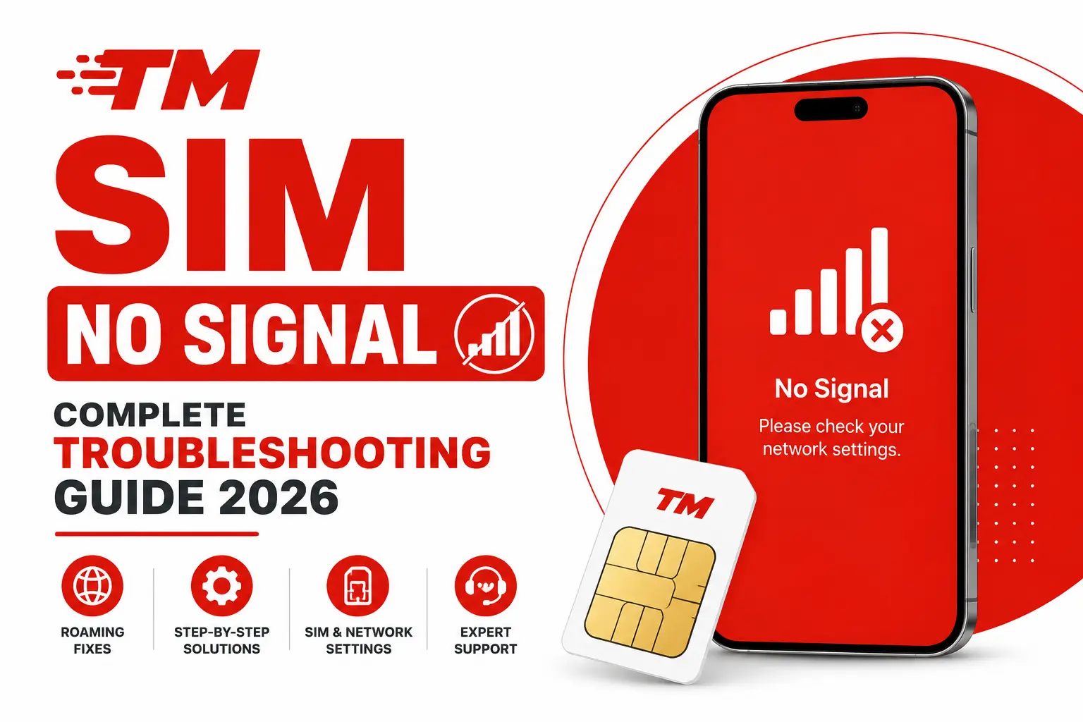 TM SIM no signal troubleshooting guide